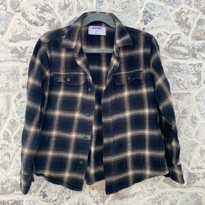 Old Navy Plaid Overhsirt size 6-7
